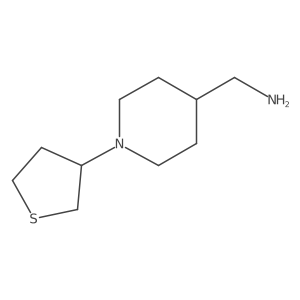 [1-(Thiolan-3-yl)piperidin-4-yl]methanamine Structure