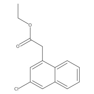 Ethyl 2-(3-chloronaphthalen-1-yl)acetate Structure