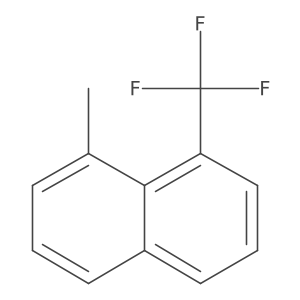 1-Methyl-8-(trifluoromethyl)naphthalene Structure