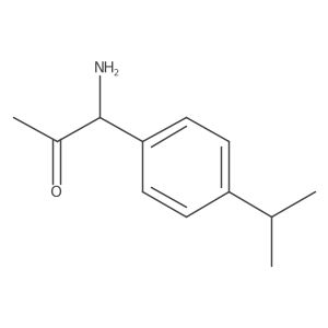 1-Amino-1-[4-(methylethyl)phenyl]acetone结构式