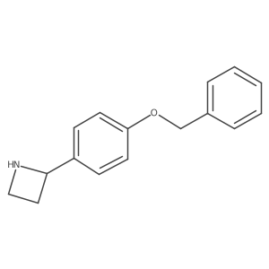 2-[4-(Benzyloxy)phenyl]azetidine Structure