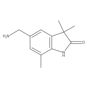 5-(Aminomethyl)-3,3,7-trimethylindolin-2-one Structure