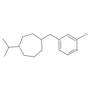 4-((2-Chloropyridin-4-yl)methyl)-1-isopropylazepane结构式