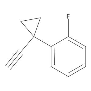 1-(1-Ethynylcyclopropyl)-2-fluorobenzene Structure
