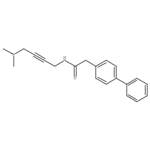 2-{[1,1'-biphenyl]-4-yl}-N-[4-(dimethylamino)but-2-yn-1-yl]acetamide结构式