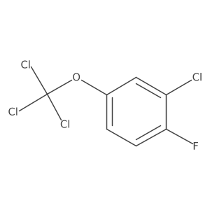 2-Chloro-1-fluoro-4-(trichloromethoxy)benzene Structure
