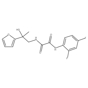 N'-(2,4-difluorophenyl)-N-[2-(furan-2-yl)-2-hydroxypropyl]ethanediamide Structure