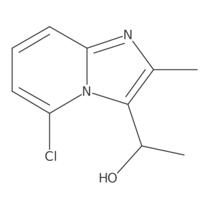 1-(5-Chloro-2-methylimidazo[1,2-a]pyridin-3-yl)ethanol Structure