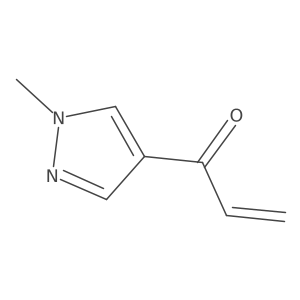 1-(1-Methyl-1h-pyrazol-4-yl)prop-2-en-1-one Structure