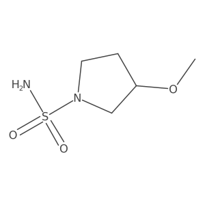 (S)-3-Methoxypyrrolidine-1-sulfonamide结构式