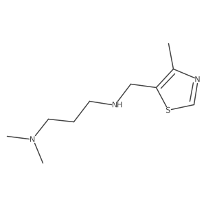 [3-(Dimethylamino)propyl][(4-methyl-1,3-thiazol-5-yl)methyl]amine结构式