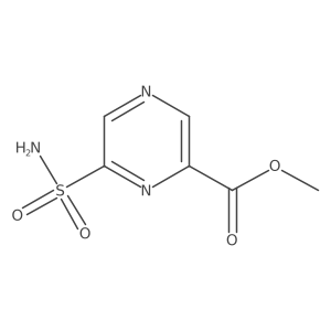 Methyl 6-sulfamoylpyrazine-2-carboxylate Structure