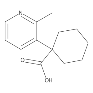 1-(2-Methylpyridin-3-yl)cyclohexane-1-carboxylic acid Structure
