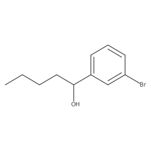 1-(3-Bromophenyl)pentan-1-ol Structure
