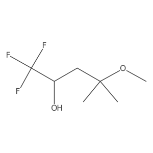 1,1,1-Trifluoro-4-methoxy-4-methylpentan-2-ol结构式