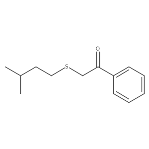 2-[(3-Methylbutyl)sulfanyl]-1-phenylethan-1-one结构式