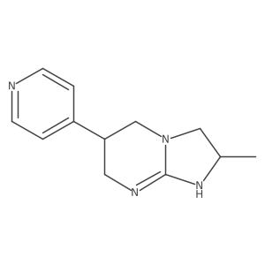 4-{2-methyl-2H,3H,5H,6H,7H,8H-imidazo[1,2-a]pyrimidin-6-yl}pyridine结构式