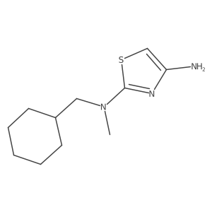 N2-(Cyclohexylmethyl)-N2-methylthiazole-2,4-diamine Structure