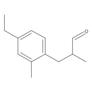 3-(4-Ethyl-2-methylphenyl)-2-methylpropanal结构式