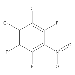1,2-Dichloro-4-nitro-3,5,6-trifluorobenzene结构式