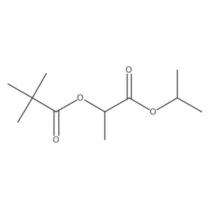 1-Isopropoxy-1-oxopropan-2-yl pivalate结构式