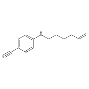 5-[(Hex-5-en-1-yl)amino]pyridine-2-carbonitrile结构式