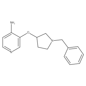 3-[(1-Benzylpyrrolidin-3-yl)oxy]pyridin-4-amine结构式
