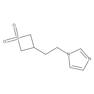 3-(2-(1H-Imidazol-1-yl)ethyl)thietane 1,1-dioxide Structure