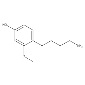 4-(4-Aminobutyl)-3-methoxyphenol Structure