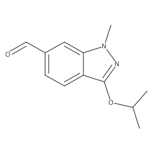 1-methyl-3-(propan-2-yloxy)-1H-indazole-6-carbaldehyde Structure