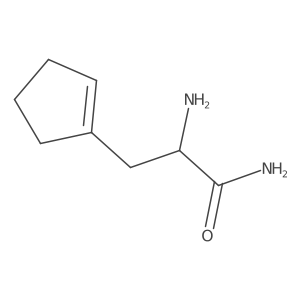 2-Amino-3-(cyclopent-1-en-1-yl)propanamide结构式
