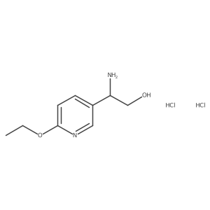 2-Amino-2-(6-ethoxypyridin-3-yl)ethanol dihydrochloride Structure