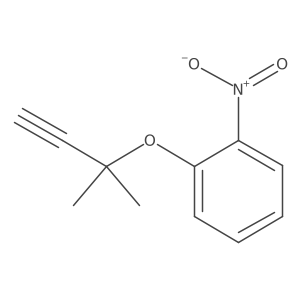 1-[(2-Methyl-3-butyn-2-yl)oxy]-2-nitrobenzene结构式