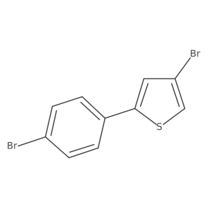 4-Bromo-2-(4-bromophenyl)thiophene结构式