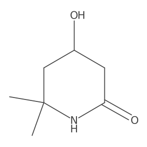 4-Hydroxy-6,6-dimethylpiperidin-2-one Structure