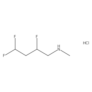 Methyl(2,4,4-trifluorobutyl)amine hydrochloride结构式