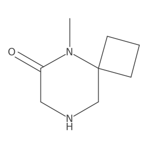 5-Methyl-5,8-diazaspiro[3.5]nonan-6-one Structure