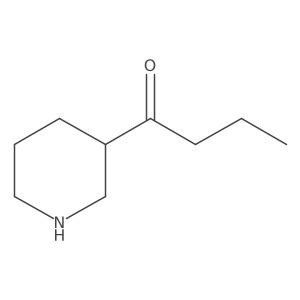 1-[(3S)-piperidin-3-yl]butan-1-one结构式