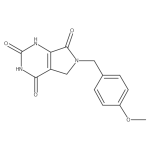6-(4-Methoxybenzyl)-5,6-dihydro-1H-pyrrolo[3,4-d]pyrimidine-2,4,7(3H)-trione Structure