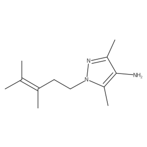 1-(3,4-dimethylpent-3-en-1-yl)-3,5-dimethyl-1H-pyrazol-4-amine Structure