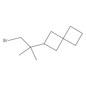2-(1-Bromo-2-methylpropan-2-yl)spiro[3.3]heptane Structure