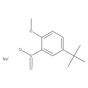 Sodium 5-(tert-butyl)-2-methoxybenzenesulfinate Structure