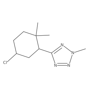 5-(5-chloro-2,2-dimethylcyclohexyl)-2-methyl-2H-1,2,3,4-tetrazole Structure