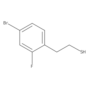 2-(4-Bromo-2-fluorophenyl)ethane-1-thiol结构式