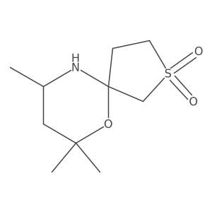 7,7,9-Trimethyl-6-oxa-2lambda6-thia-10-azaspiro[4.5]decane-2,2-dione Structure