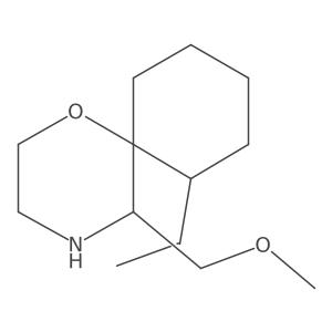 7-Ethyl-5-(methoxymethyl)-1-oxa-4-azaspiro[5.5]undecane Structure