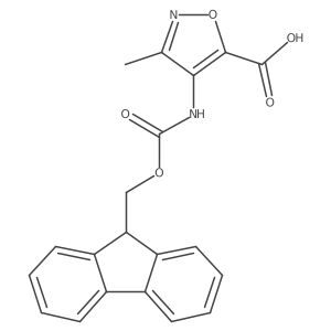 4-{[(9H-fluoren-9-ylmethoxy)carbonyl]amino}-3-methyl-1,2-oxazole-5-carboxylic acid Structure