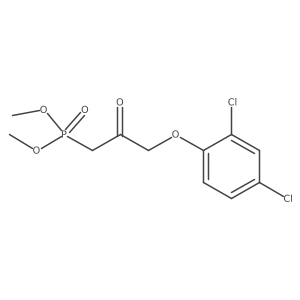 Dimethyl [3-(2,4-dichlorophenoxy)-2-oxopropyl]phosphonate结构式