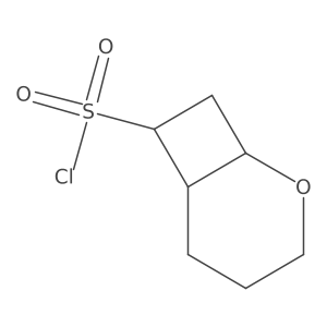rac-(1R,6R)-2-oxabicyclo[4.2.0]octane-7-sulfonyl chloride Structure