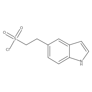 2-(1H-indol-5-yl)ethane-1-sulfonyl chloride Structure